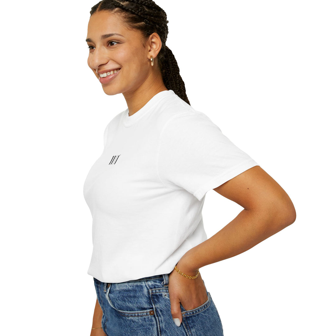 1111 - Embroidered Basic White